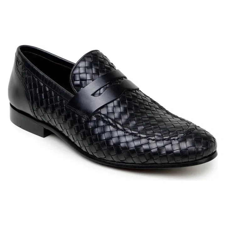 Scarpe Penny Loafer Belvedere Italia Pelle Nera – Eleganza Senza Tempo