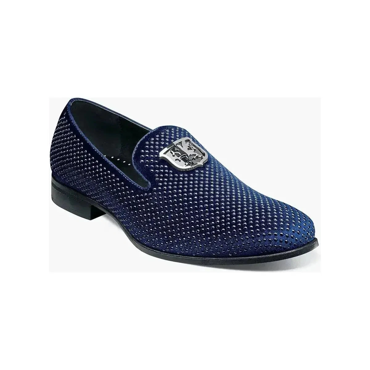 Stacy Adams Swagger: Suede Micro, Borchie Audaci, Scivola con Stile - Colori da Sogno!